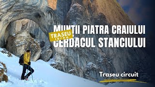 Traseu circuit iarna la Cerdacul Stanciului în Munții Piatra Craiului [upl. by Strenta345]