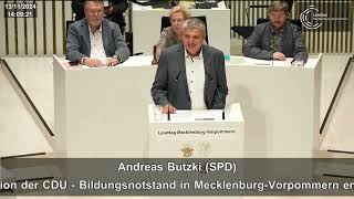 Gesetzentwurf zur Änderung des Schulgesetzes  Andreas Butzki [upl. by Lekcim]