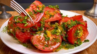 Die leckerste TomatenVorspeise aller Zeiten 🍅 Zaubersalat – einfach und schnell [upl. by Venetis]