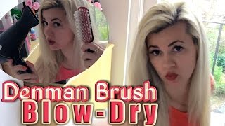 Preview HOW TO  Use Denman Brush For Straight And Sleek Hair [upl. by Leesa]