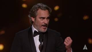 Joaquin Phoenix wins Best Actor  92nd Oscars 2020 [upl. by Griffith]