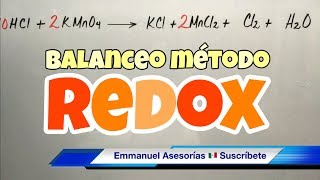 Balanceo Método REDOX paso a paso bien fácil [upl. by Shah]