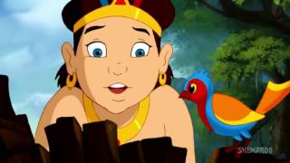 Ghatothkach Master Of Magic  Abhimanyus Amazing Archery  Hindi Kids Animation Drama Scene [upl. by Ycniuqed394]