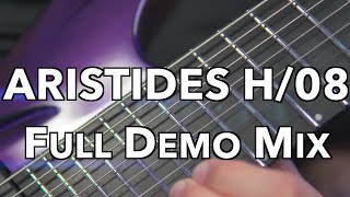 Aristides H08 Full Demo Mix  8 String Headless Guitar [upl. by Airotal]