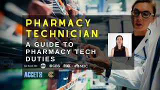 Pharmacy Technician A Guide to Pharmacy Tech Duties [upl. by Airuam]