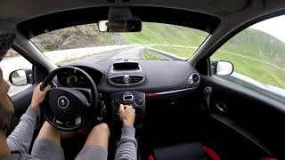 Clio RS 203 Maniva Pass M2R UltraShifter  Test GoPro POV [upl. by Annor]