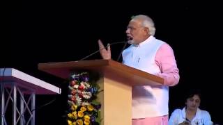 Shri Narendra Modi flags off Surat Night Marathon  Speech [upl. by Ahsenra]