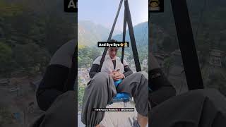 Scad Jump In Rishikesh bungee bungeejumping jumping adventure trending viral bungy shorts [upl. by Coughlin]