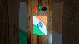 Tiranga Drawing 🇮🇳 art drawing tiranga 26january republicday 15August ytshorts [upl. by Inoj526]