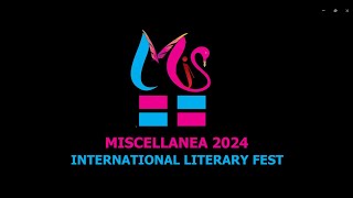 Miscellanea 2024 International Literary Fest Logo Animation For a Zestful and Exuberant Experience [upl. by Armallas]