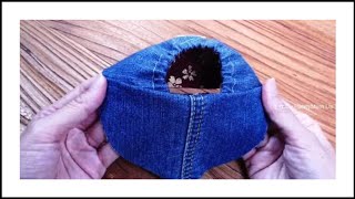 💎quotUpcycling Denim Fabric Tutorial for Making Baby Shoesquot [upl. by Imena]