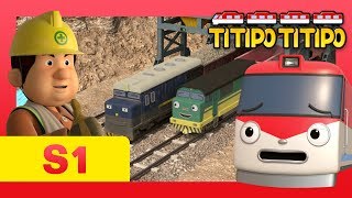 Titipo S1 E5 l A visit to the quarry l Strong heavy vehicles train l Titipo Titipo [upl. by Patrich782]