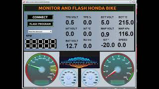 SCAN AND FLASH TOOL HONDA BIKE [upl. by Aeslahc]