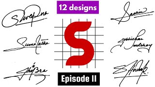 S signature style  S signatures  signature ideas for letter s [upl. by Esiuqram]