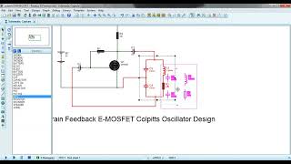 Drain Feedback E MOSFET Colpitts Oscillator Design [upl. by Anayrb]