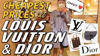 LOUIS VUITTON amp DIOR  PRICES of LV amp DIOR Bags in the Philippines  Shopping Experience in SOLAIRE [upl. by Aehtna]