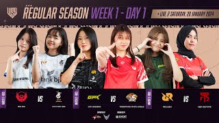 LIVE NOW  WSL S8 REGULAR SEASON WEEK 1 DAY 1 [upl. by Ylrbmik]