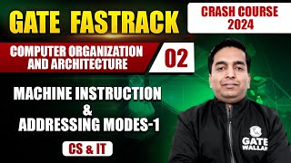 Computer Organization and Architecture 02  Machine Instruction amp Addressing Modes1  Gate CS amp IT [upl. by Aruasi]