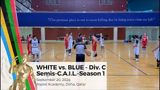 White vs Red  Div C  CAIL  Semis  20 Sep 24 [upl. by Gasperoni]