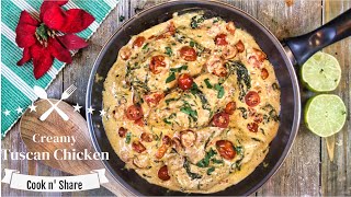 Creamy Tuscan Chicken in 30 Minutes [upl. by Plossl]