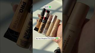 Top 5 Drugstore Concealers 😍✅ drugstoremakeup concealer concealers shortsfeed trendingshorts [upl. by Rifkin]