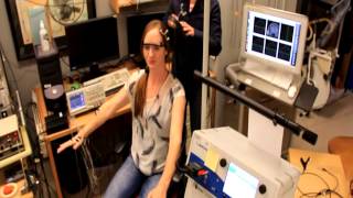 Transcranial Magnetic Stimulation Demonstration [upl. by Garlaand886]