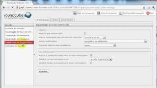 Utilizar o webmail roundcube [upl. by Wendelina803]