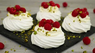 PAVLOVA – das BESTE SommerDessert  Pavlova Törtchen  PAVLOVA CAKE  Десерт Павлова [upl. by Ecirp]