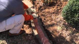 How to install landscape edgers around your flowerbeds [upl. by Asiralc905]