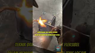 pengelasan brazing welding [upl. by Etteneg]