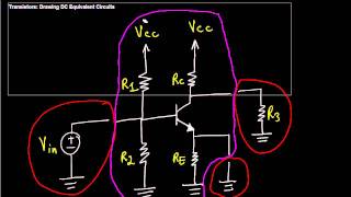 BJT Amplifiers DC Equivalent Circuit [upl. by Aivan]