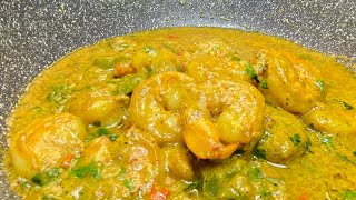 SUPER EASY SHRIMP CURRY [upl. by Shaefer667]