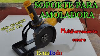 Soporte para amoladora útil y fácil de hacer [upl. by Ekenna]