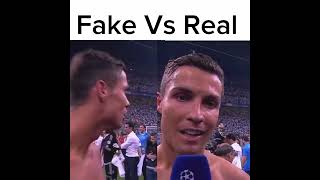 Comment Which Is Fake ❤ ronaldo freefire youtubeshorts youtube fake real [upl. by Tavish]