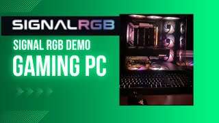 Signal RGB Demo led pcbuild [upl. by Eiramlatsyrc]