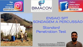 Sondagem de simples reconhecimento de solo com SPT  Standard Penetration Test [upl. by Agnes]