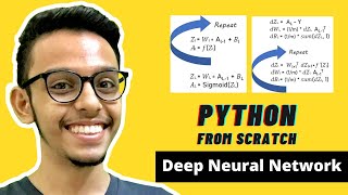 Deep Neural Network Python from scratch  L layer Model  No Tensorflow [upl. by Riffle]