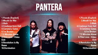 Pantera Full Album 2024  Top 10 Best Songs  Greatest Hits [upl. by Annoyk322]