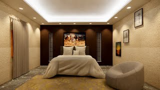 Bedroom Design in Revit Architecture  Revit  Enscape PlugIn [upl. by Cyrilla]