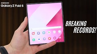 Samsung Galaxy Z Fold 6  OMG ITS RECORDS BREAKING 🔥🔥 [upl. by Tinaret999]