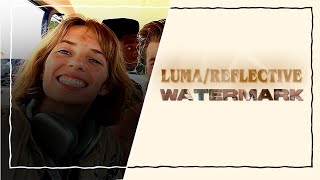 Luma MatteReflective watermark tutorial  After effects [upl. by Eniawd935]