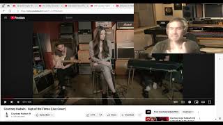 Courtney Hadwin  Sign of the Times Live Cover REACTION BY MUSIC INSIDER BRETT DOUGLAS [upl. by Prunella195]