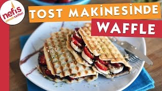 Tost Makinesinde Waffle Nasıl Yapılır [upl. by Jacinta256]