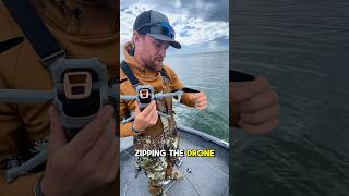 Drones and fishing line don’t mix well 🤣 closecall dronefails krakenthecode walleyefishing [upl. by Nerti]