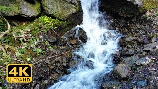 Wasserfall Geräusch  Waterfall Sound  Naturgeräusche ohne Musik  4K [upl. by Cohbert949]