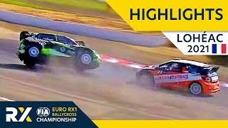 Euro RX1 Rallycross Qualifying Highlights  World RX of Lohéac 2021 Day 1  Rallycross France 2021 [upl. by Clerissa]