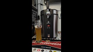 Affligem blanche 48 5ltr mini keg  Beermonster draught machine  review No 785 [upl. by Barbabas]