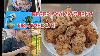 MENCOBA RESEP TIKA WEIXUN DI CHINA  BENAR BENAR ENAK 🤤🥰 [upl. by Freberg]