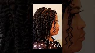 Jumbo Box Braids Boho Style On My Short Hair  shortvideo shorts [upl. by Viquelia]