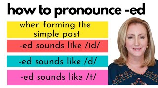 The 3 Sounds of ED  Forming the Regular Past Tense of Verbs [upl. by Blanchard]